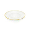 DINNER PLATE WITH RIM GOLD 31X3.5CM