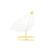 LOVE BIRD WHITE 16X15X14CM