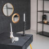 CANDLEHOLDER RIBBEL BLACK 10X10X30CM - Image 4