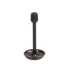 CANDLEHOLDER ZWART 10.5X10.5X25CM