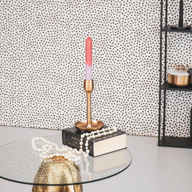 CANDLEHOLDER GOLD 10.5X10.5X17CM - Image 3