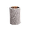 CANDLEHOLDER DARK MARBLE 6X6X9CM