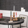 CANDLEHOLDER BUBBLE GOLD 7X7X10CM - Image 2