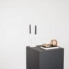 CANDLEHOLDER ORGANIC WHITE 12X7.5X21CM - Image 2