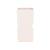 VASE RAINBOW WHITE 12.5X7.5X24.5CM