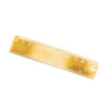 RULER GOLD 13X3CM
