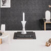 CANDLEHOLDER GLASS RAINBOW 7X16CM - Image 2