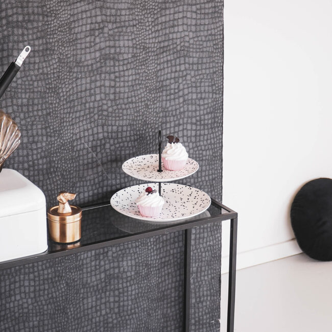 ETAGERE WHITE & BLACK 28X23CM - Image 4