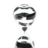 HURRICANE STRIPES GLASS BLACK 6.5X6.5X16CM - Image 2