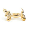 BALLOON TACKLE DOG GOLD 25.5X10X13CM