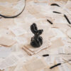 POOPING BALLOON DOG BLACK 24X9X14CM - Image 3