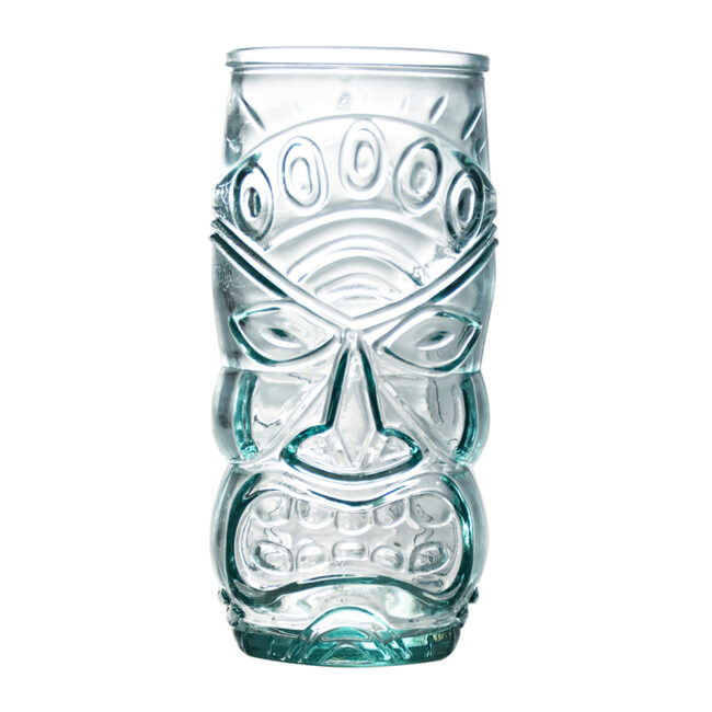 GLASS TIKI 550CC 8X17CM