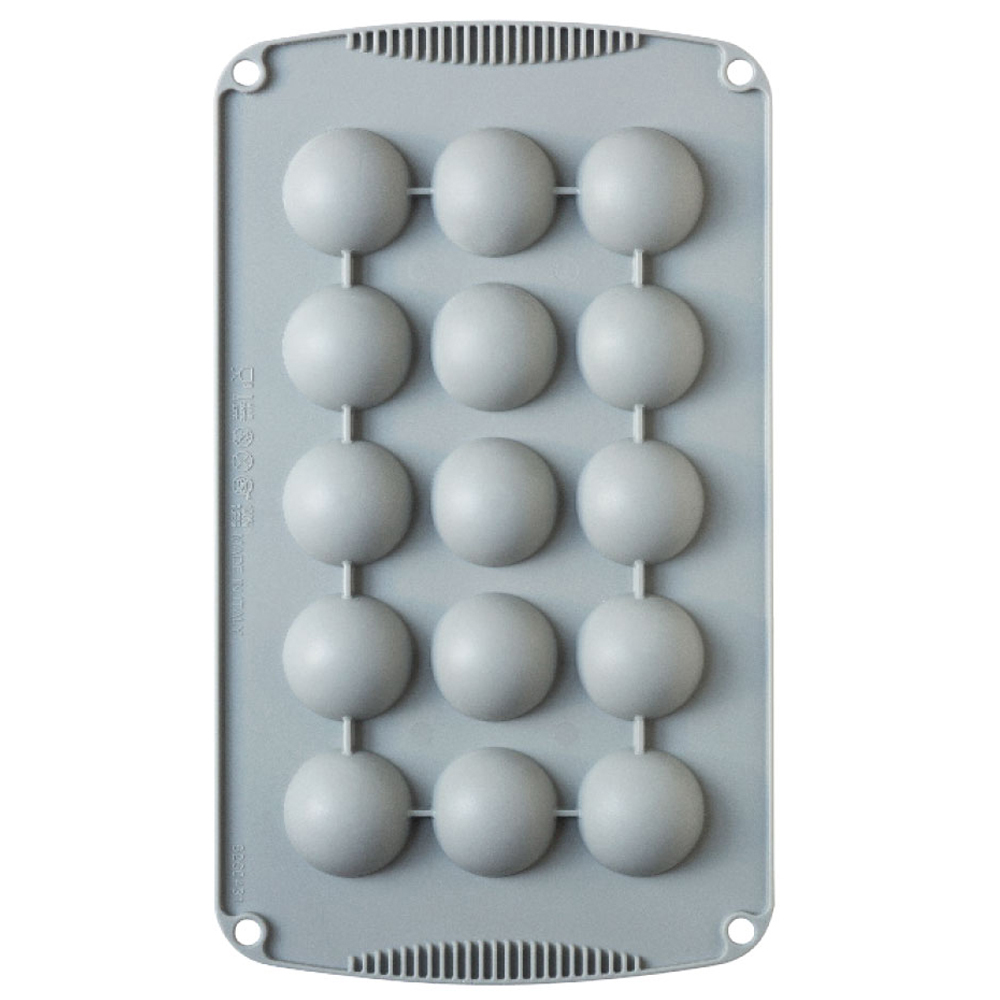 SILICONE MOULD HEMISPHERE 40X20MM - Image 3