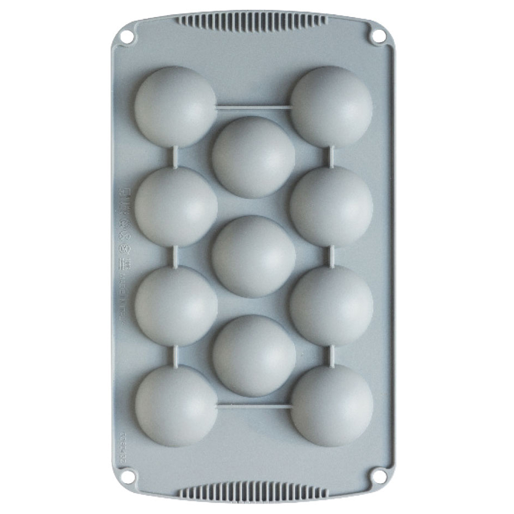 SILICONE MOULD HEMISPHERE 50X25MM - Image 3