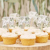 CAKE TOPPER BOTANICAL HEY BABY 11.5X14CM 12PCS - Image 2