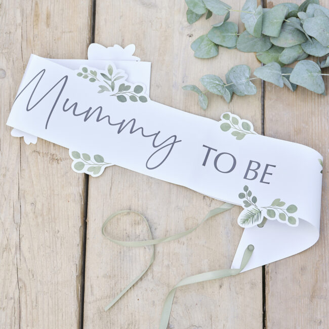 SASH MUMMY TO BE BOTANICAL 15X155CM - Image 3