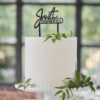 CAKE TOPPER ACRYLIC JUST MARRIED 12X16.5CM - Image 2