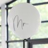 LATEX BALLOON MR WHITE 91CM - Image 2