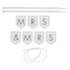 CAKE TOPPER BUNTING MR & MRS 21.5X15CM