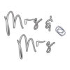 BUNTING MR & MRS BLACK & WHITE 200X7CM