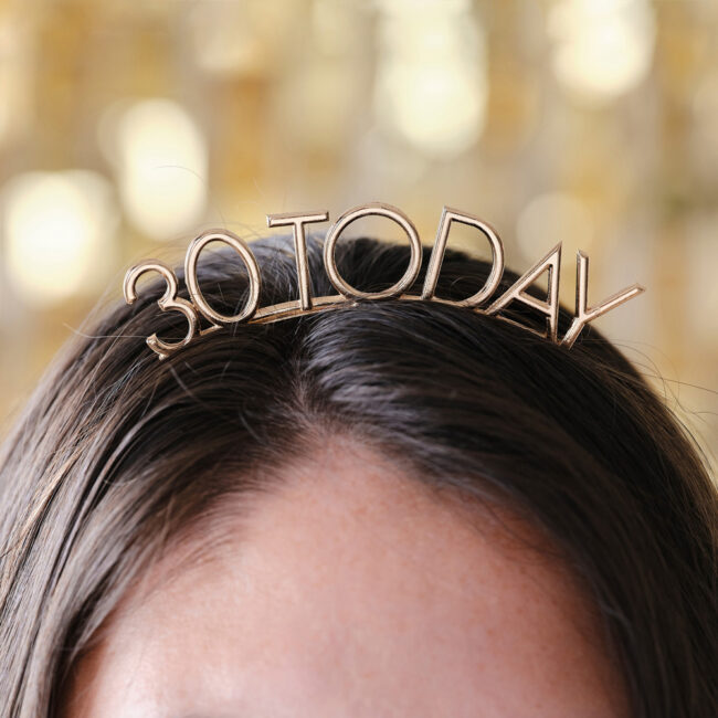 HEADBAND 30 TODAY 13X16CM - Image 3