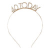 HEADBAND 40 TODAY 13X16CM