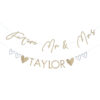 BUNTING MR & MRS CUSTOM SURNAME