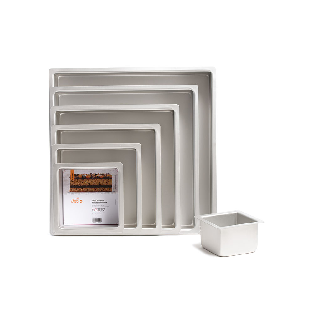 ANODIZED ALUMINIUM BAKING PAN SQUARE
