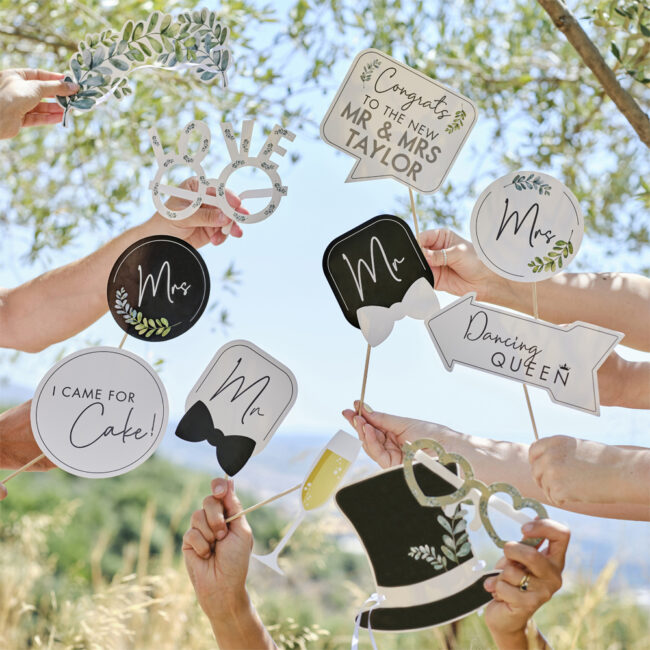 PHOTOBOOTH PROPS CUSTOM WITH STICKER SHEETS 13PCS - Image 3