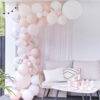 BALLOON ARCH KIT TEAM BRIDE WHITE PINK & CONFETTI 55PCS - Image 3