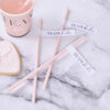 PAPER STRAWS TEAM BRIDE 19CM 16PCS - Image 3