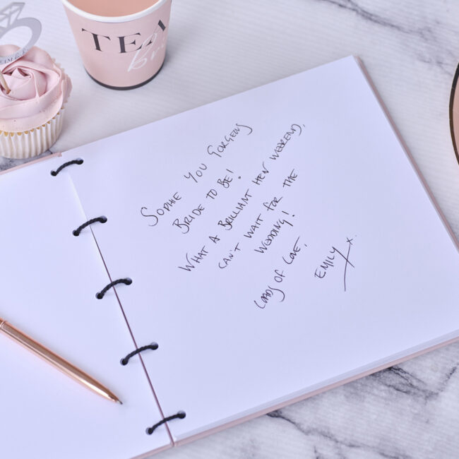 GUEST BOOK TEAM BRIDE 20X20CM - Image 3