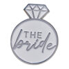 BADGE THE BRIDE RING 3X2.5CM