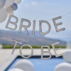 BUNTING BRIDE TO BE SILVER 150CM - Image 2