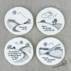 COUNTRYSIDE COASTER "MAY YOUR TROUBLES BE LESS" 9.8X9.7X0.8CM - Image 2