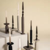 CANDLE GRADY BROWN 2.2X2.2X25.8CM 4PCS - Image 3