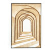 WALL ART CORRIDOR 52X77X2CM