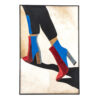 WALL ART HEELS 52X77X2CM