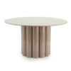 COFFEE TABLE OLYMPA OLD PINK 63X63X35.6CM