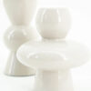 SET OF 2 CANDLEHOLDERS BAROLO BEIGE 8X8X20CM & 8.5X8.5X9CM - Image 3