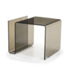 SIDE TABLE SHADOW BROWN 48X42X38CM