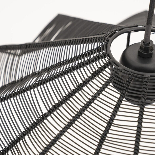 CEILING LAMP VARJO LARGE BLACK 51X51X16CM - Image 3