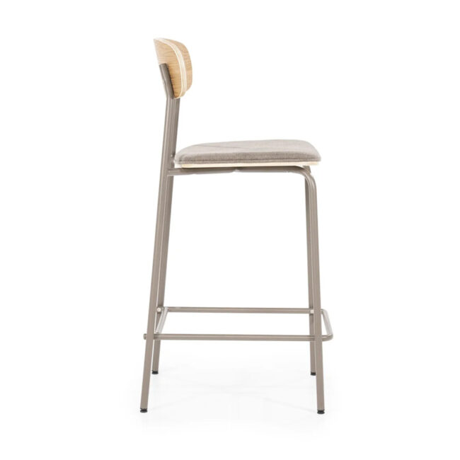 BARSTOOL SKOLA TAUPE 42X49.5X95CM - Image 3