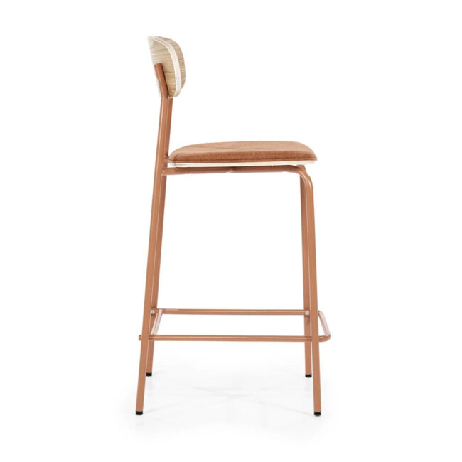 BARSTOOL SKOLA TERRACOTTA 42X49.5X95CM - Image 3