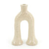 CANDLE HOLDER BLIX SMALL BEIGE 18.4X9.7X28CM