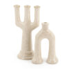 CANDLE HOLDER BLIX SMALL BEIGE 18.4X9.7X28CM - Image 3