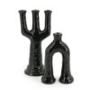 CANDLEHOLDER BLIX LARGE BLACK 18.4X14.3X38.5CM - Image 3
