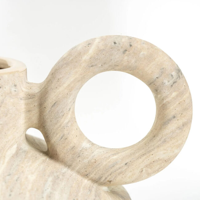 VASE STUCCO 31.5X27.6X26.5CM - Image 3