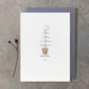 WOODLAND CARD "MERRY CHRISTMAS" 12X16.5X0.5CM - Image 2