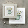 FLOWERS IN MUG CARD "SENDING YOU THE BIGGEST HUG" 13.5X13.5X0.5CM - Image 2